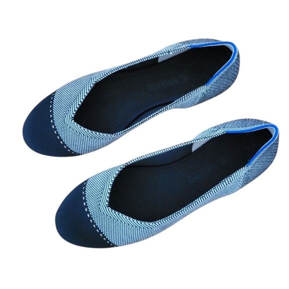 Rothy's The Flat‎ Captoe Misty Grey Women's Size 7.5 Slip-on Career Work Office - Picture 2 of 10